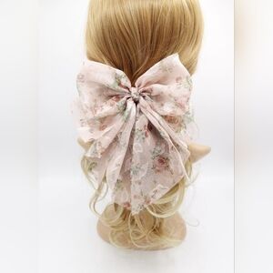 Floral Hair Bow